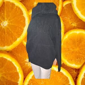 Under Armour Respect Black Hoodie with American Flag‎ on Arm Size Small